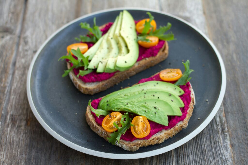 Healthy foods to eat during pregnancy include avocado toast
